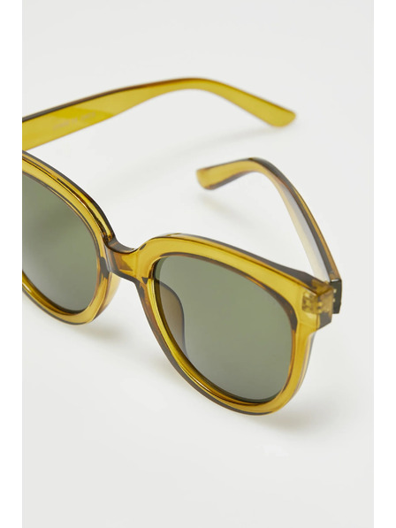 Moodo Ochelari de damă cu rame din plastic khaki Moodo