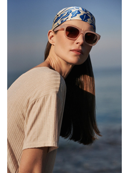 Moodo Ochelari înguști roz Moodo