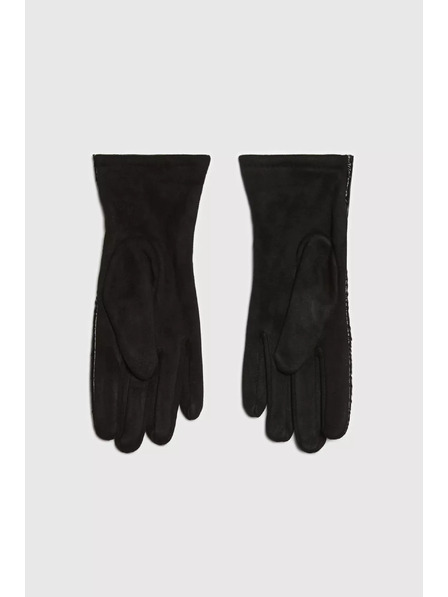 Moodo Mănuși matlasate negre Moodo