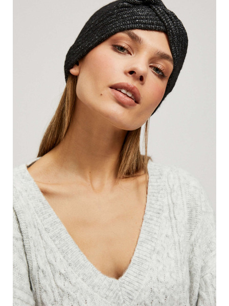 Moodo Bandană tricotată neagră Moodo