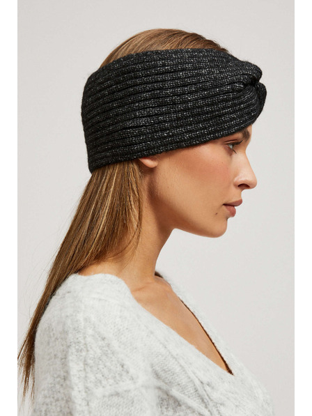 Moodo Bandană tricotată neagră Moodo