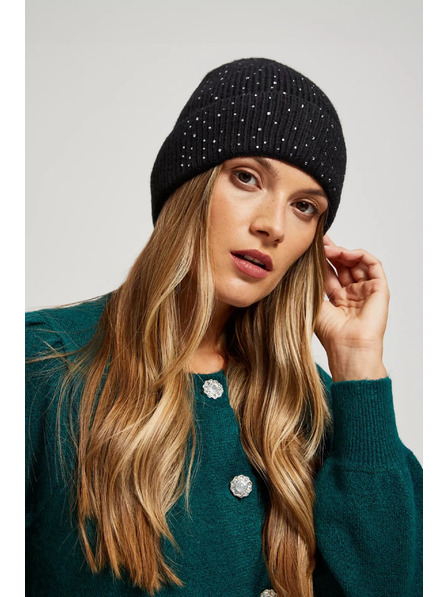 Moodo Șapcă tricotată neagră Moodo