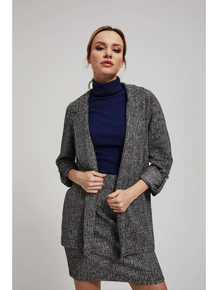 Moodo Sacou cu mâneci răsfrânte Moodo