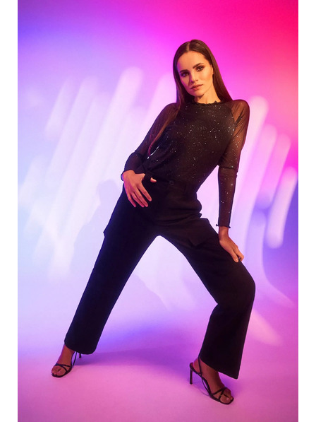 Moodo Top cu mâneci transparente Moodo