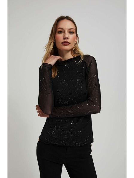 Moodo Top cu mâneci transparente Moodo