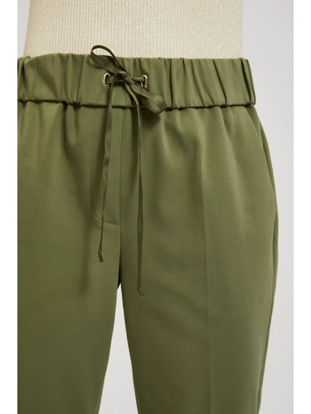 Moodo Pantaloni cu șnur în talie Moodo