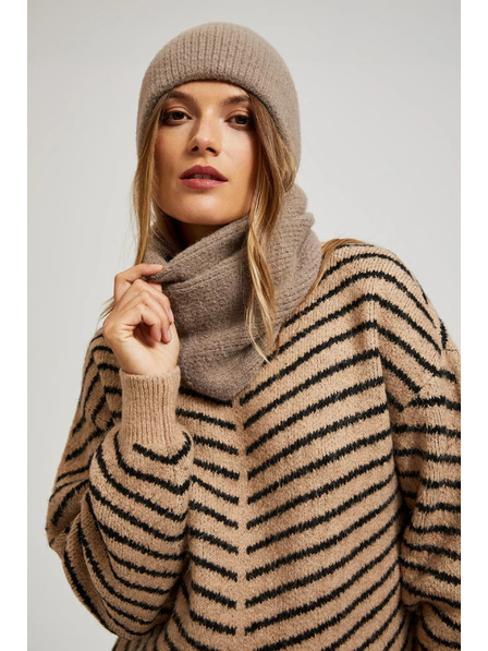 Moodo Guler maro cu fir metalic Moodo