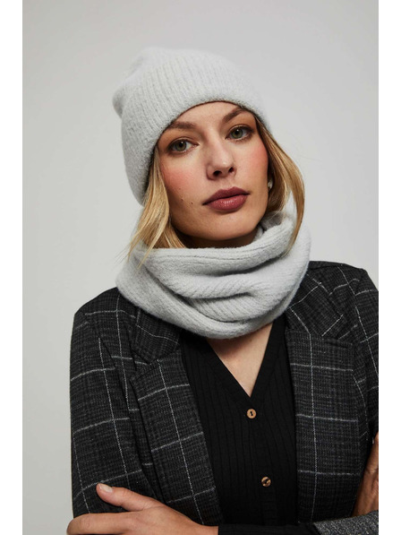 Moodo Eșarfă netedă cu fir metalic Moodo