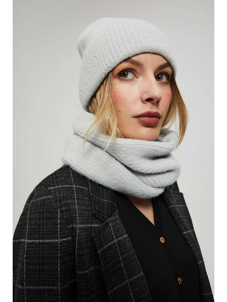 Moodo Eșarfă netedă cu fir metalic Moodo