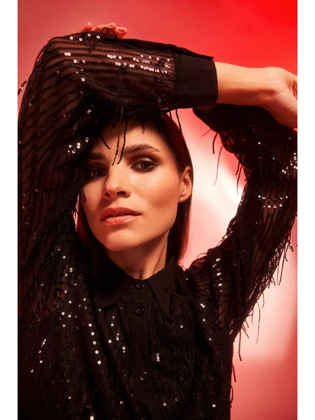 Moodo Cămașă cu paiete Moodo