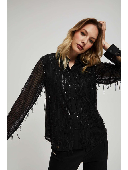 Moodo Cămașă cu paiete Moodo