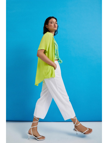 Moodo Cămașă verde-deschis cu guler Moodo