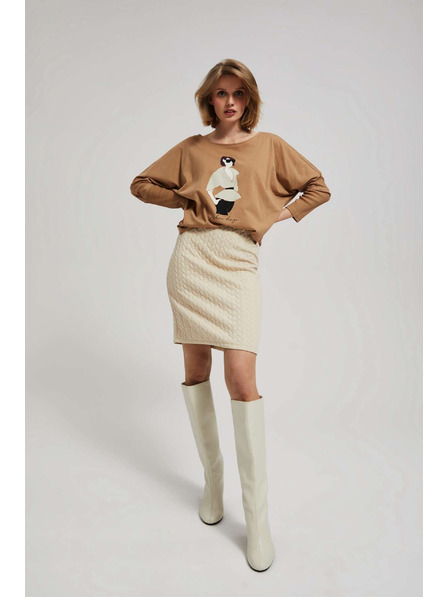 Moodo Fustă creion nisip Moodo