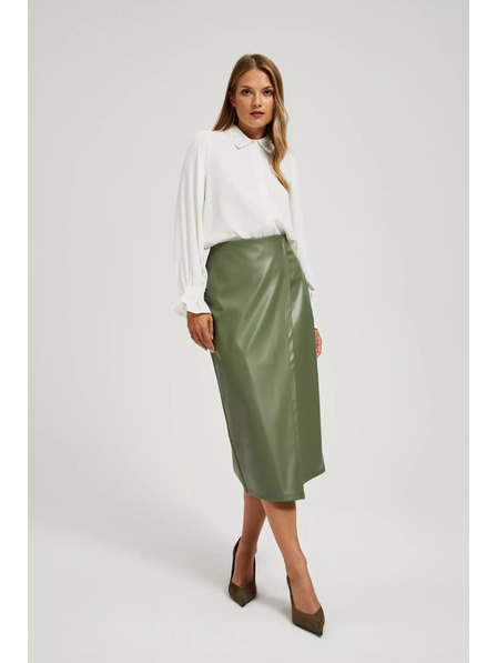 Moodo Fustă midi cerată Moodo