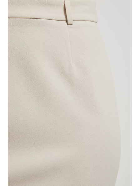 Moodo Fustă creion netedă până la genunchi bej Moodo