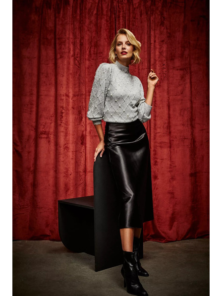 Moodo Pulover cu mâneci bufante Moodo