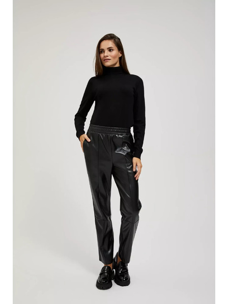 Moodo Pulover cu guler negru Moodo