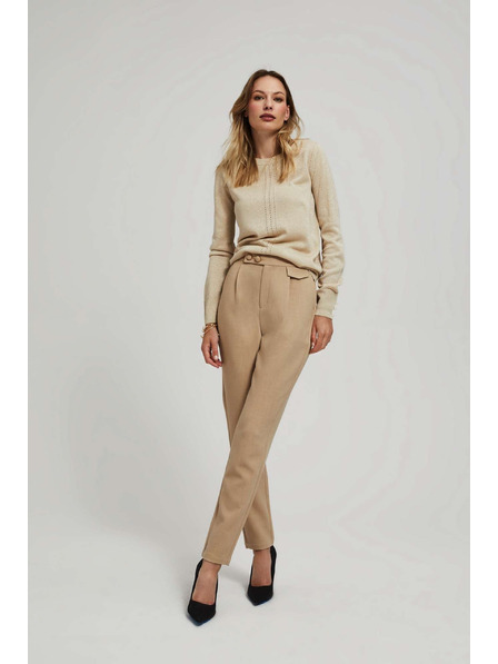 Moodo Pulover cu decorațiune ajurată Moodo