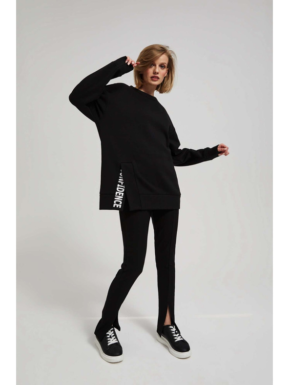 Moodo Hanorac oversize cu text Moodo