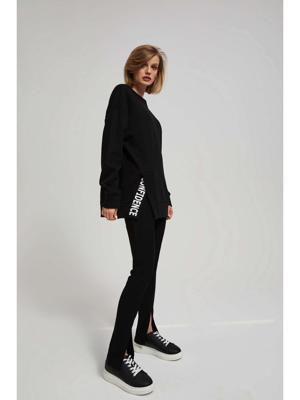 Moodo Hanorac oversize cu text Moodo