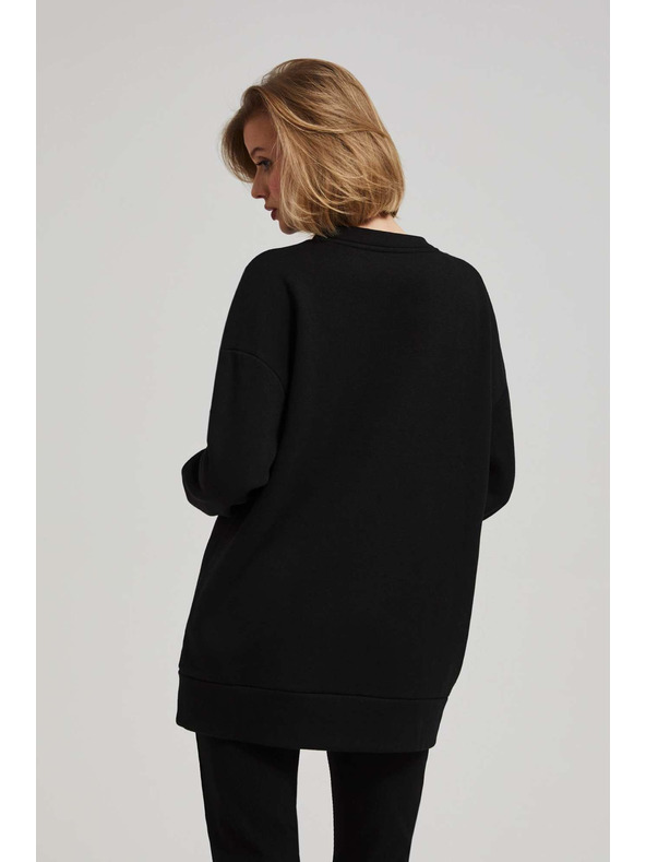 Moodo Hanorac oversize cu text Moodo