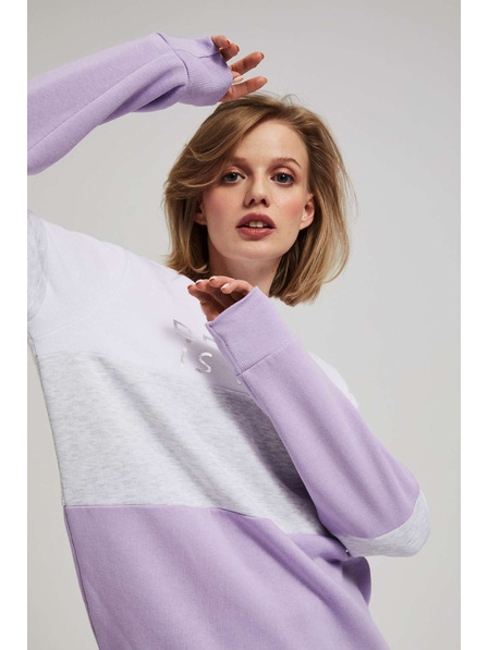 Moodo Hanorac cu imprimeu levănțică Moodo