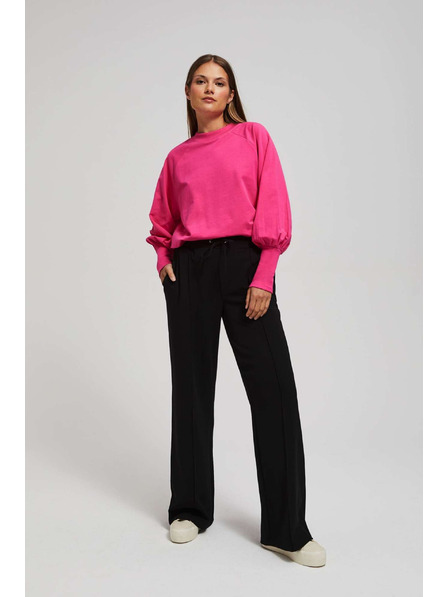 Moodo Bluză cu mâneci bufante fucsia Moodo
