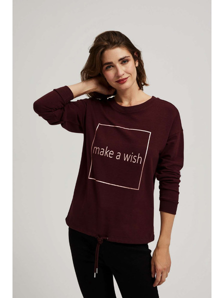 Moodo Hanorac simplu cu imprimeu Moodo