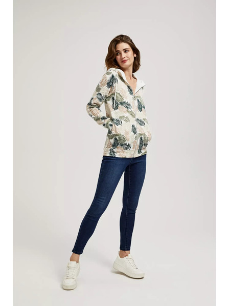 Moodo Hanorac cu glugă și imprimeu Moodo