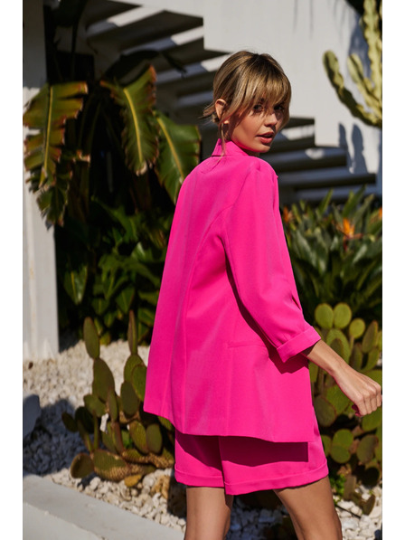 Moodo Sacou cu mâneci 3/4 roz Moodo