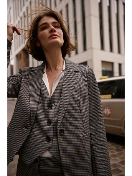 Moodo Blazer unilateral gri Moodo