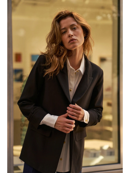 Moodo Sacou neted negru Moodo