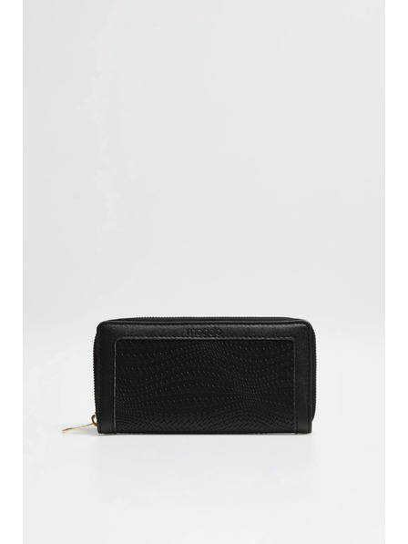 Moodo Portofel cu fermoar negru Moodo