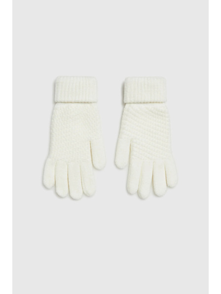Moodo Mănuși tricotate bej Moodo