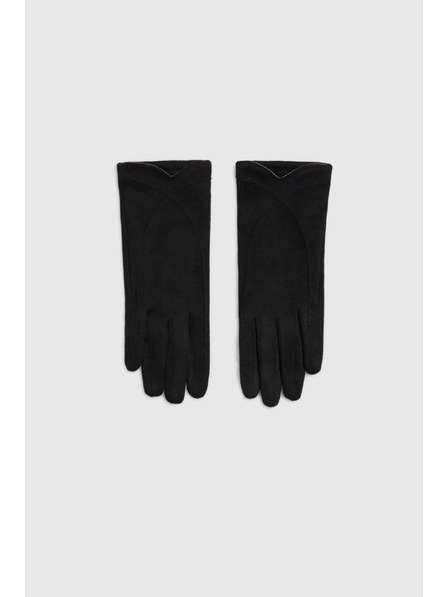 Moodo Mănuși netede negre Moodo