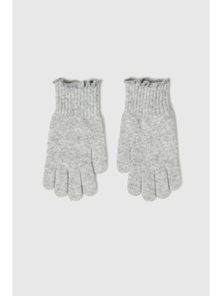 Moodo Mănuși gri Moodo