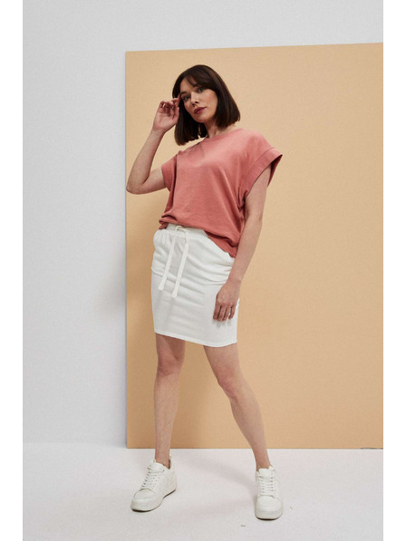 Moodo Fustă netedă până la genunchi perlată Moodo