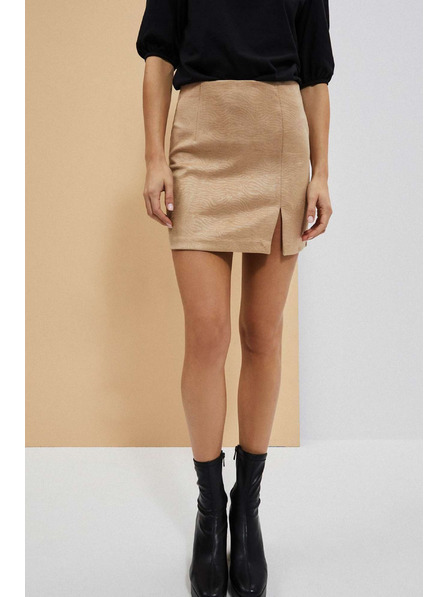 Moodo Fustă mini cu despicătură Moodo