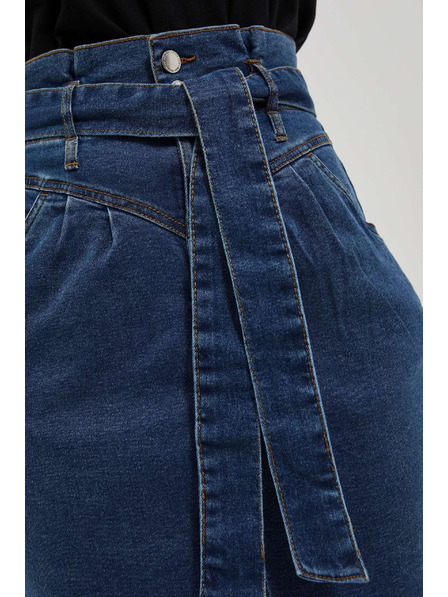 Moodo Fustă din denim cu talie înaltă Moodo