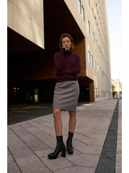 Moodo Fustă creion gri Moodo