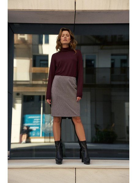 Moodo Fustă creion gri Moodo