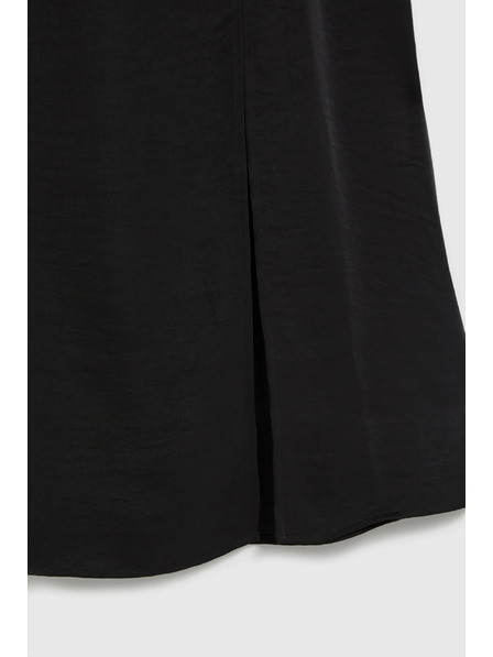 Moodo Fustă midi neagră Moodo