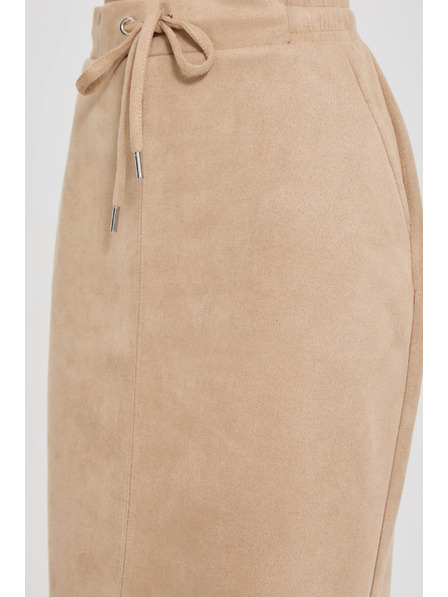 Moodo Fustă simplă bej Moodo