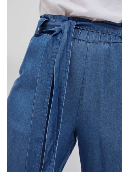 Moodo Pantaloni din lyocell cu tăietură dreaptă Moodo