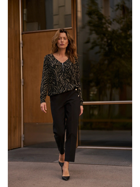 Moodo Pantaloni țigărești negri Moodo