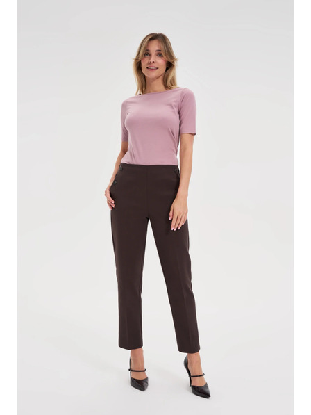 Moodo Pantaloni țigărești maro Moodo