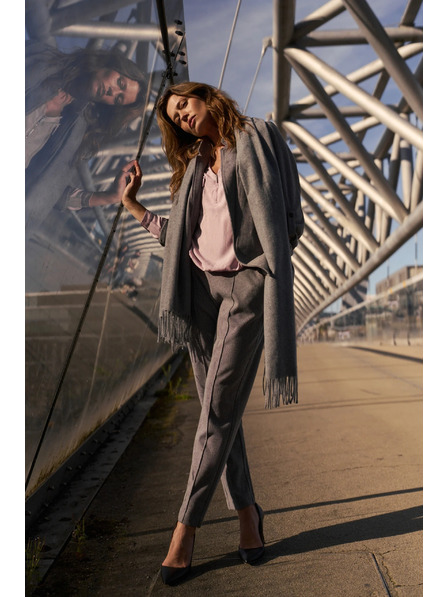 Moodo Pantaloni țigărești gri Moodo