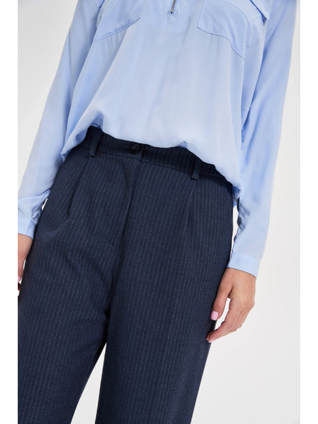 Moodo Pantaloni în dungi bleumarin Moodo