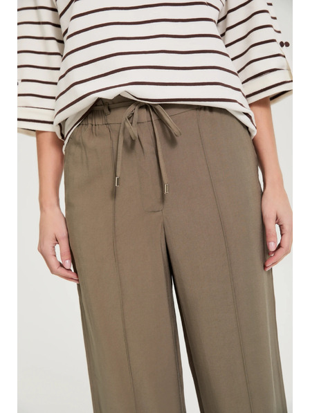 Moodo Pantaloni largi măslini Moodo