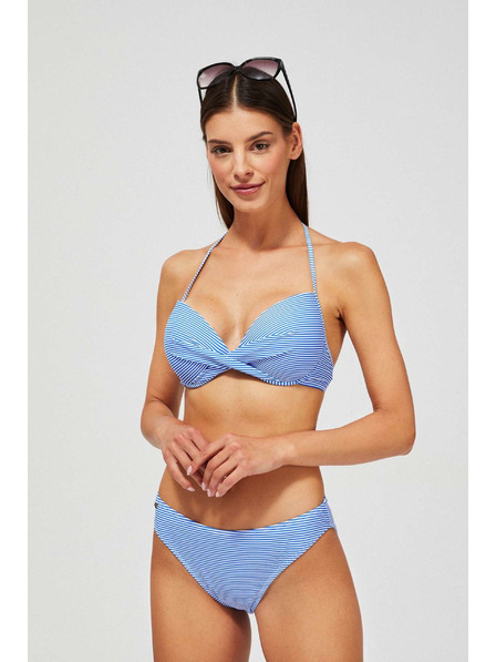 Moodo Parte jos de costum de baie în dungi albastru Moodo